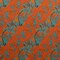 1 Yard Diagonal Hibiscus Plumeria Sea Turtle Swirl Peachskin Fabric 45 Inch Width